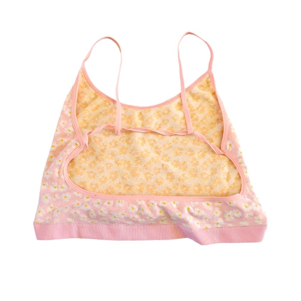 LA Hearts Pacsun Intimates Floral Lounge Crop Top Size Large - Picture 3 of 5